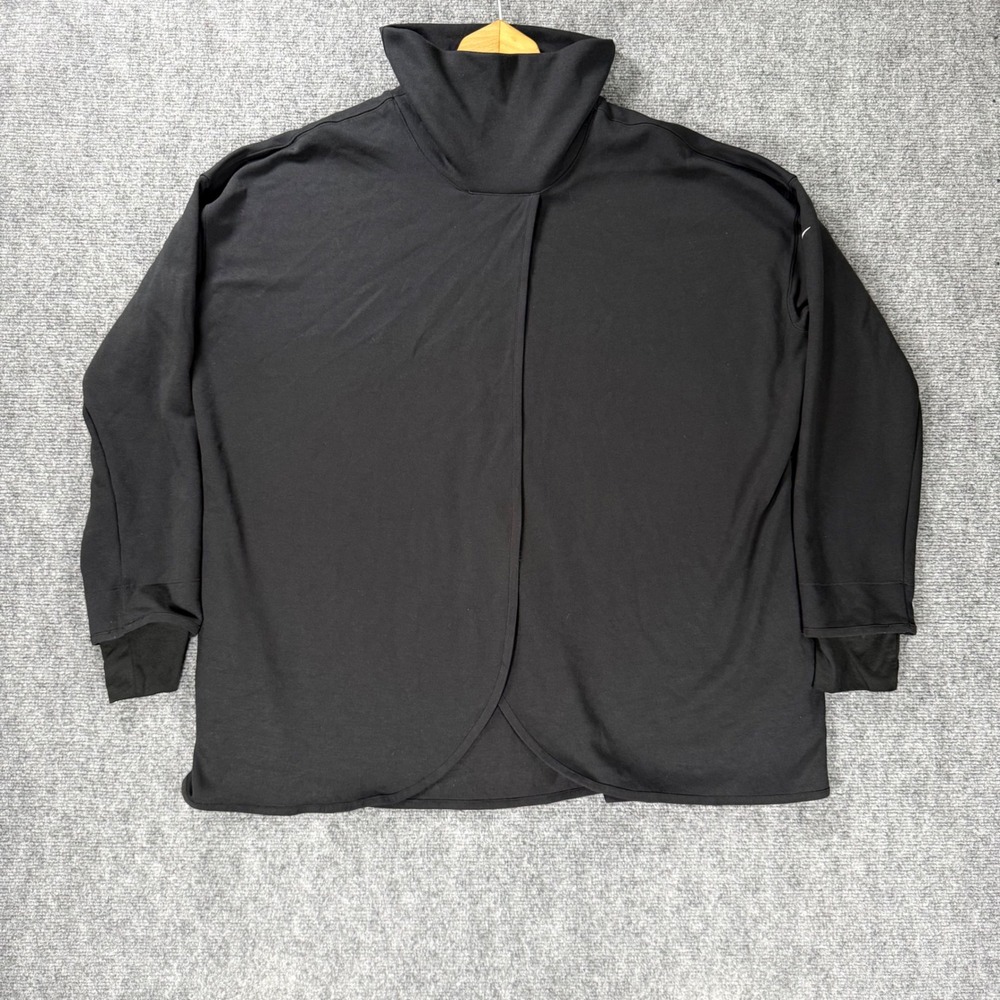 Nike Maternity Dri-FIT Reversible Nursing Pullover Women's XL Black Sweatshirt - Picture 2 of 8